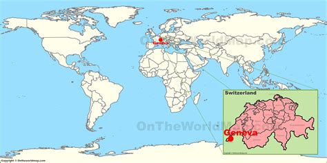 where is geneva|geneva in world map.